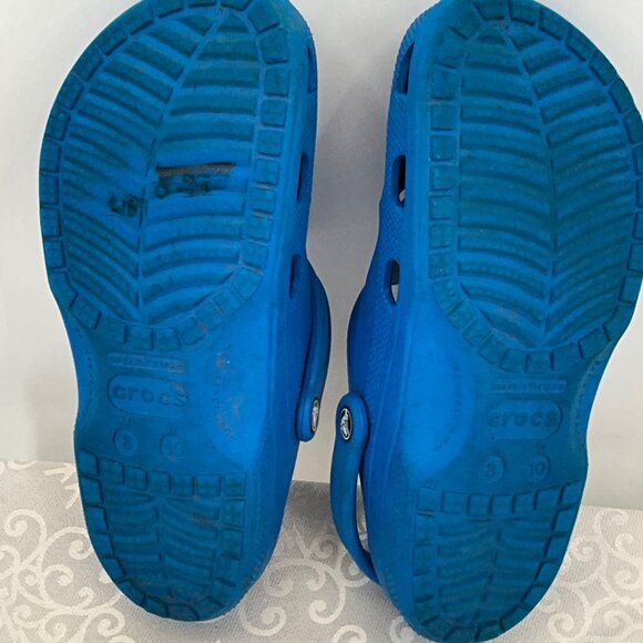 Crocs Blue Clogs Size M8/W10 Minor stains - Picture 7 of 7